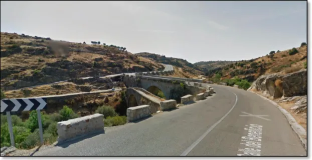 Fig. 1.5. Tramo de Carretera M-618 