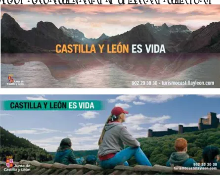 Figura 9: Diferentes marcas destino de la Comunidad de Castilla y León 