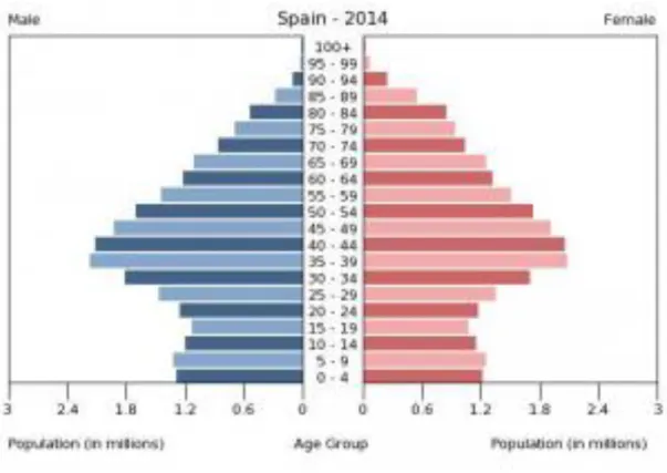 Figure 16: Pyramid of Spanish Population 32