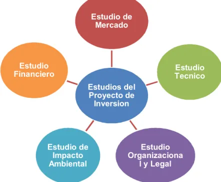 Figura 1 Estudios del Proyecto de Inversión 