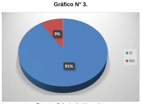 Gráfico N° 3. 
