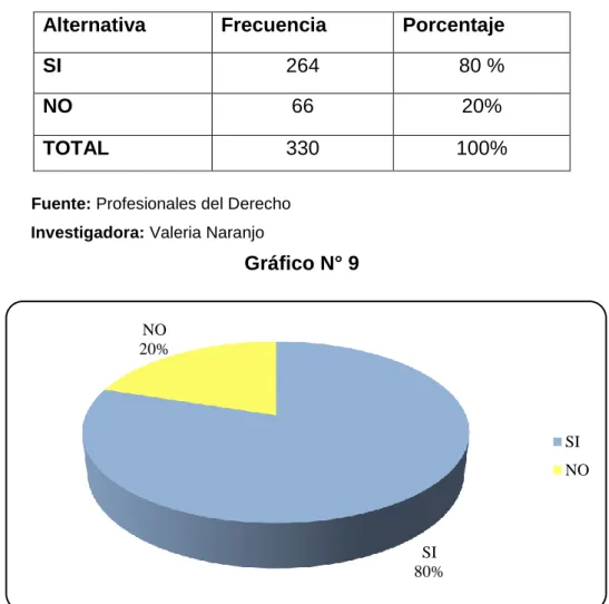 Gráfico N° 9 