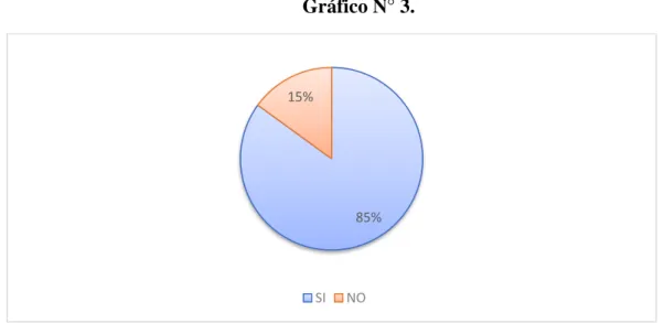 Gráfico N° 3.