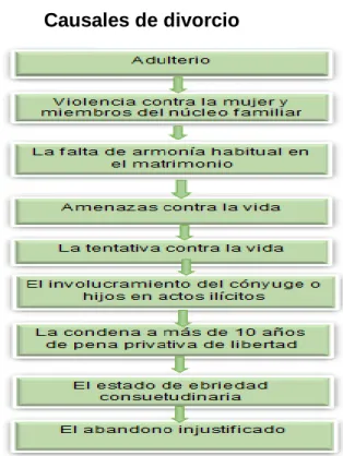 Gráfico n° 2  Causales de divorcio 