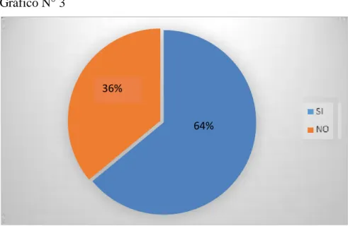 Gráfico N° 3 