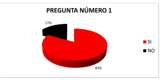 Ilustración 1: Pregunta Número N° 1 