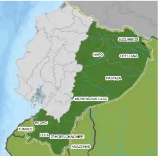 Gráfico N° 2. Mapa de la Amazonía 