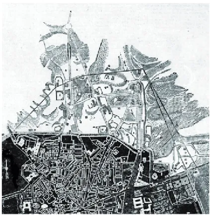 Fig. 9. Fragmento del croquis de la Ampliación 