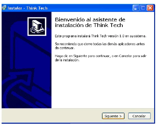 FIG.  Nº 03 Pantalla de instalación  