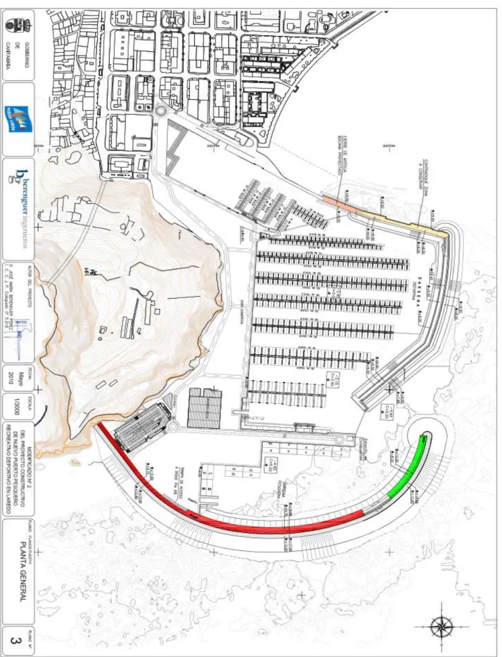 Ilustración 11: Plano de planta general del Nuevo Puerto de Laredo 