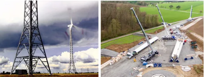 Figure 7: Lattice tower (left). LDST (right). 