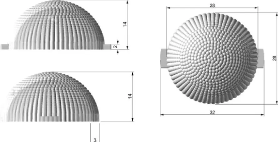 Figure 6 Design prepared for production, the dimensions are in mm 