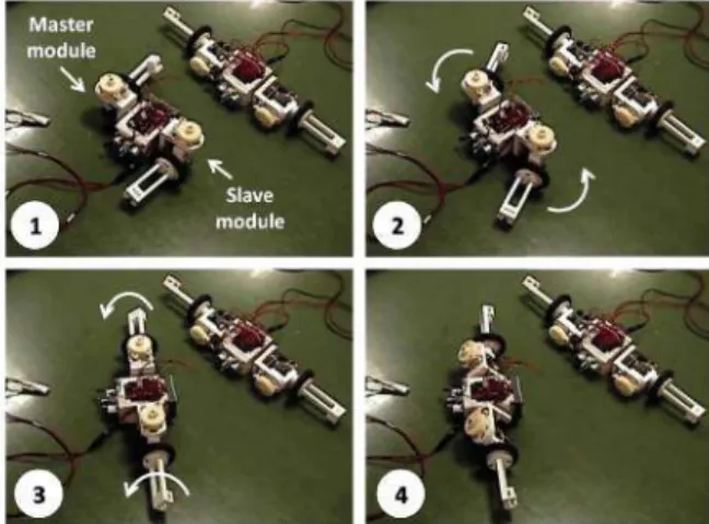 Figure 5. A synchronized 2M-Robot structure 