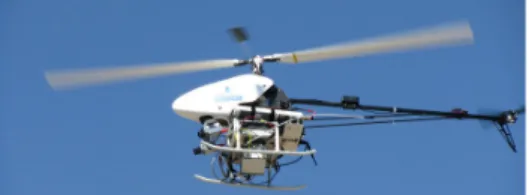 Fig. 2. COLIBRI III Electric helicopter UAV used for pose estimation tests.
