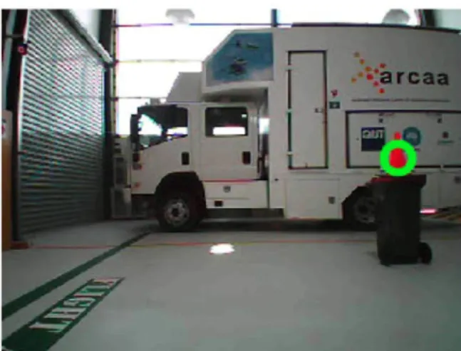 Fig. 1 Image captured with the onboard camera 