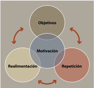 Figura 2.  Ciclo de la práctica deliberada.
