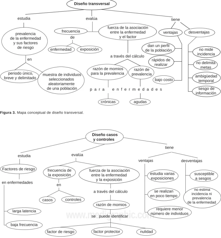 Figura 3. Mapa conceptual de diseño transversal.