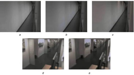 Fig. 2 Examples of light changes in both experimental scenarios 