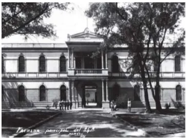 Figura 4. Edificio de las Arrecogidas, contiguo a la Iglesia de San Lucas, donde en 1867 el Presidente de la República Lic