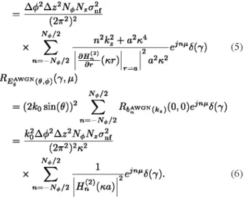 Fig. 1. Regions of interest used to define (a) the modal filtering and (b) the  spatial filtering