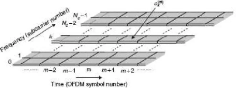 Figure 2.4 Grid OFDM time-frequency