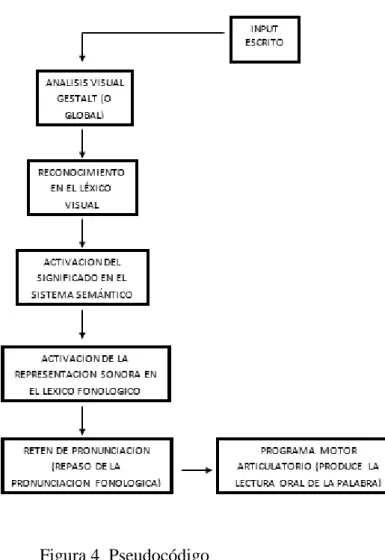 Figura 4  Pseudocódigo   Ruta visual 