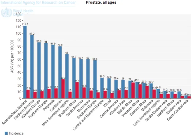Figura 5. Incidencia y Mortalidad estandarizadas por edad.       