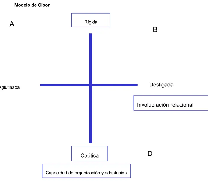 Figura 1: Modelo de Olson para la evaluación familiar. 