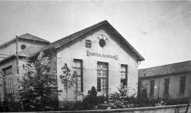 Fig. 1. Vista exterior del primitivo Hospital de Heridos de la Sociedad Metalúrgica Duro Felguera