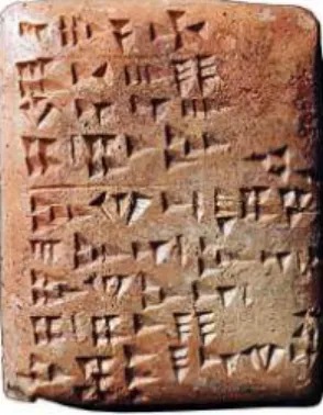 Figura 1.5: Escritura Cuneiforme.