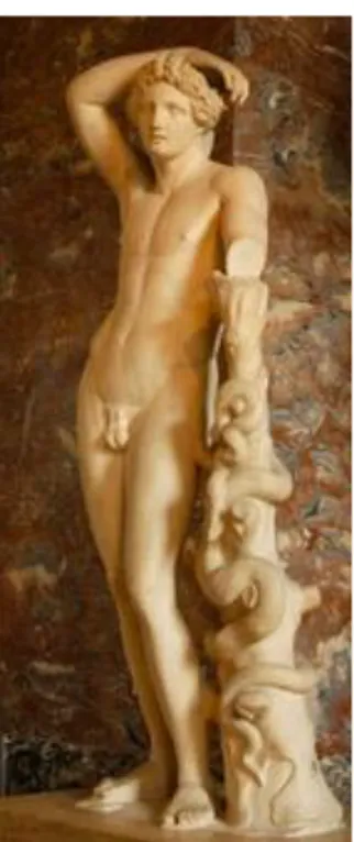 Figura 4. Apolo, copia romana de un original griego. 