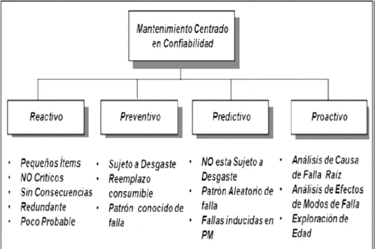 Ilustración   7 - Componentes de un programa de RCM 