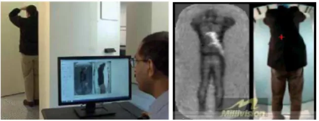 Fig. 1. Imaging applications. Detecting a concealed  weapon 