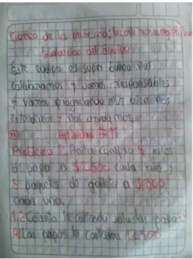 Figura  4.    Ejemplo  de  solución  de  ejercicio  cotidiano partir de MA&amp;A 