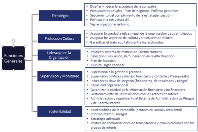 Figura 5. Funciones de la Junta Directiva