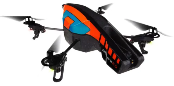 Figura 3. Parrot AR.Drone 2.0 (Parrot, 2015) 