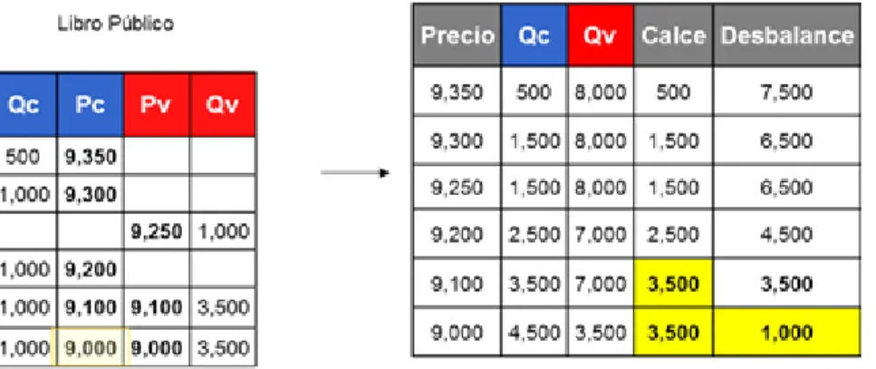 Tabla 12.  Libro publico 
