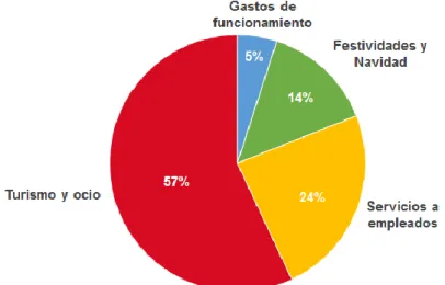 Figura 3. Repartición de compras de los CE en Francia 