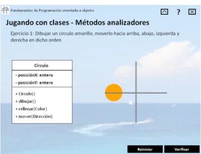 Figura 4.7: Pantalla típica de “Jugando con clases – Métodos analizadores”