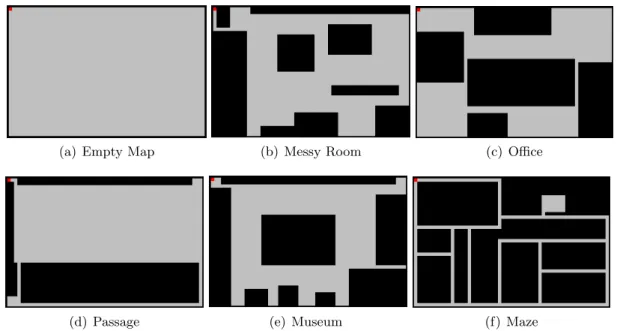 Figure 4: Training Maps