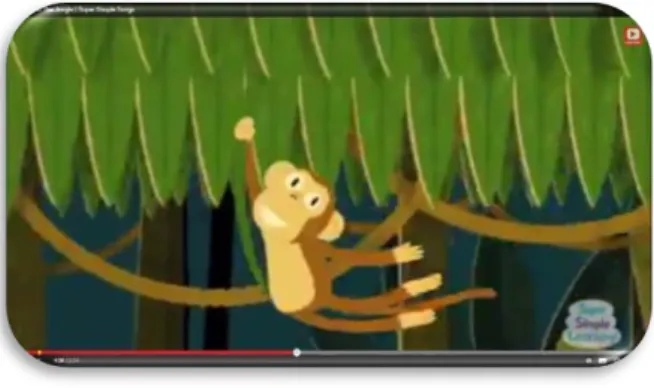 Ilustración 2: Sección del video: monkey. 