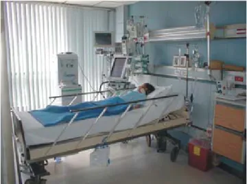 Figura 2. Paciente postoperado del corazón, con optimización del gasto