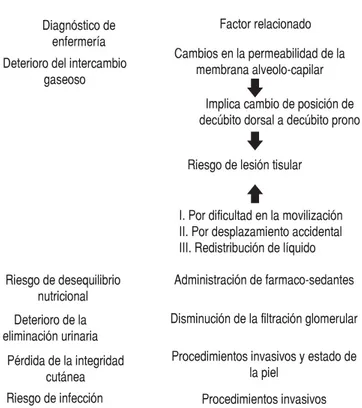 Figura 1. Diagnósticos de enfermería relacionados a los factores desen-