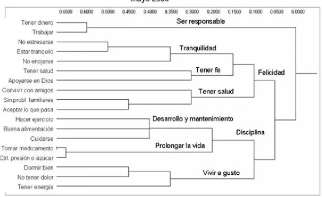 Tabla  2. Nivel de consenso cultural del concepto de bienestar 