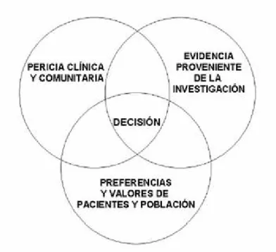 Figura 1. La práctica basada en la evidenciaNU