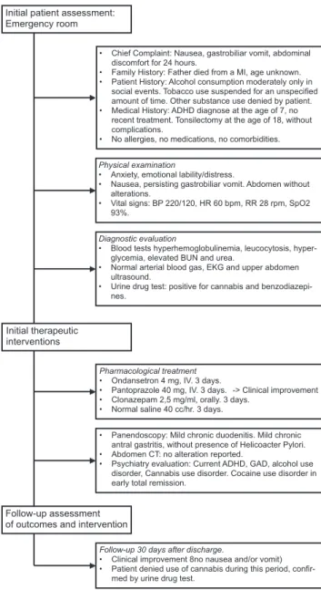 Figure 1. Case report flow diagram.