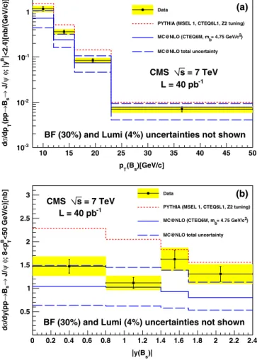 FIG. 2 (color online). Measured differential cross sections d=dp B