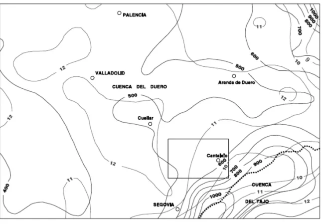 Figura 6.1. Mapa de Isoyetas.