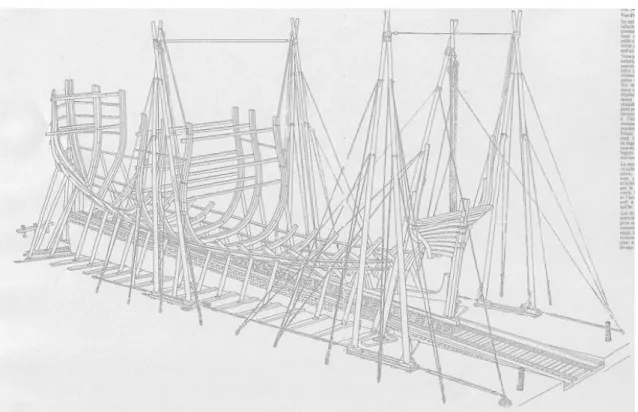 Figura  54. Comienzo de la construcción en el astillero 