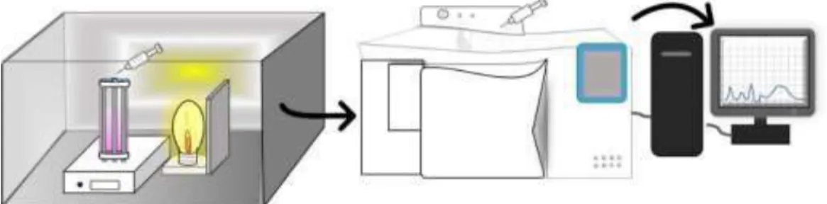 Figure 1. Photocatalytic evaluation system 
